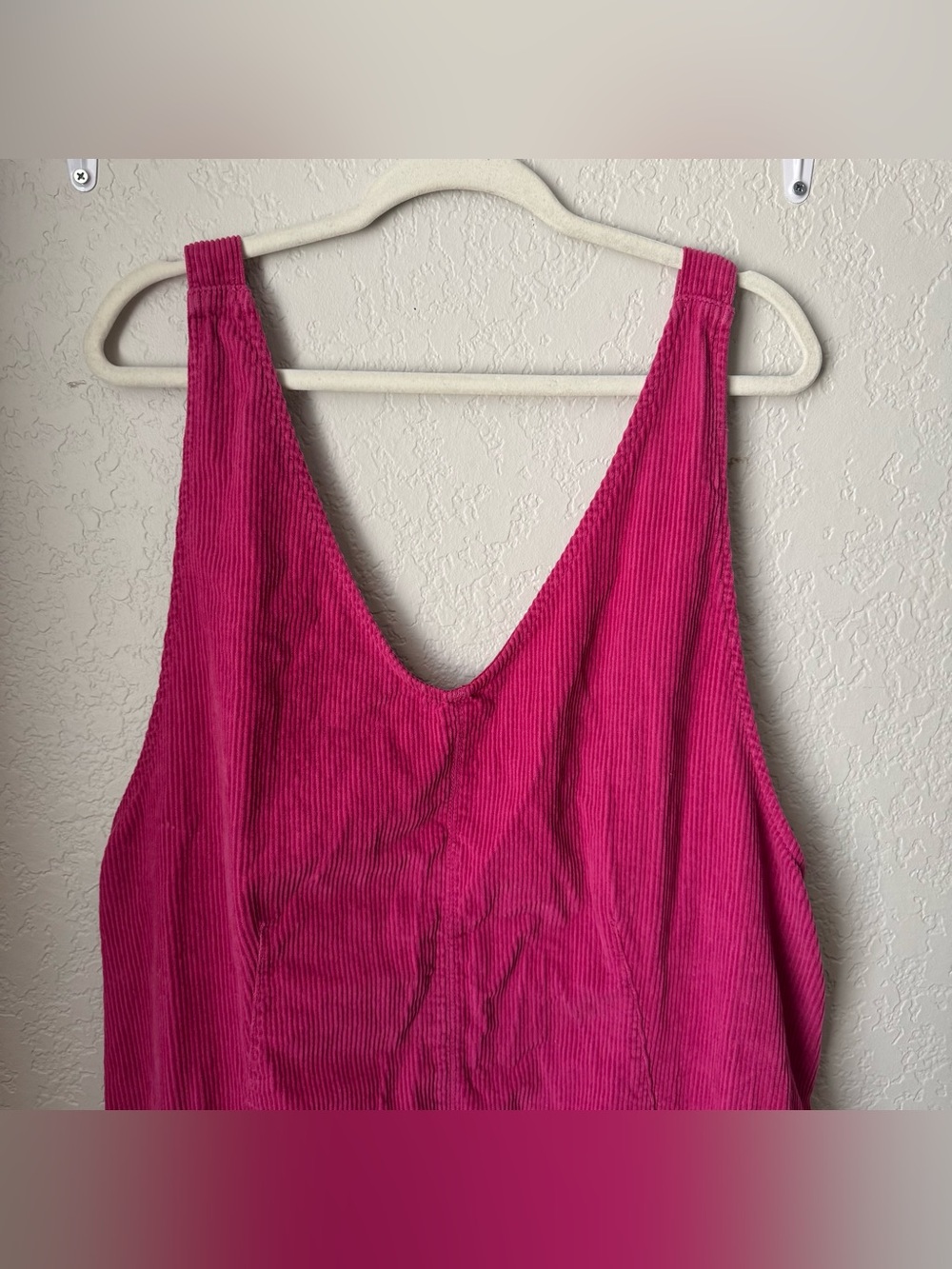 Free People High Roller Cord Jumpsuit in Sangria Sunset XL - Picture 3 of 6